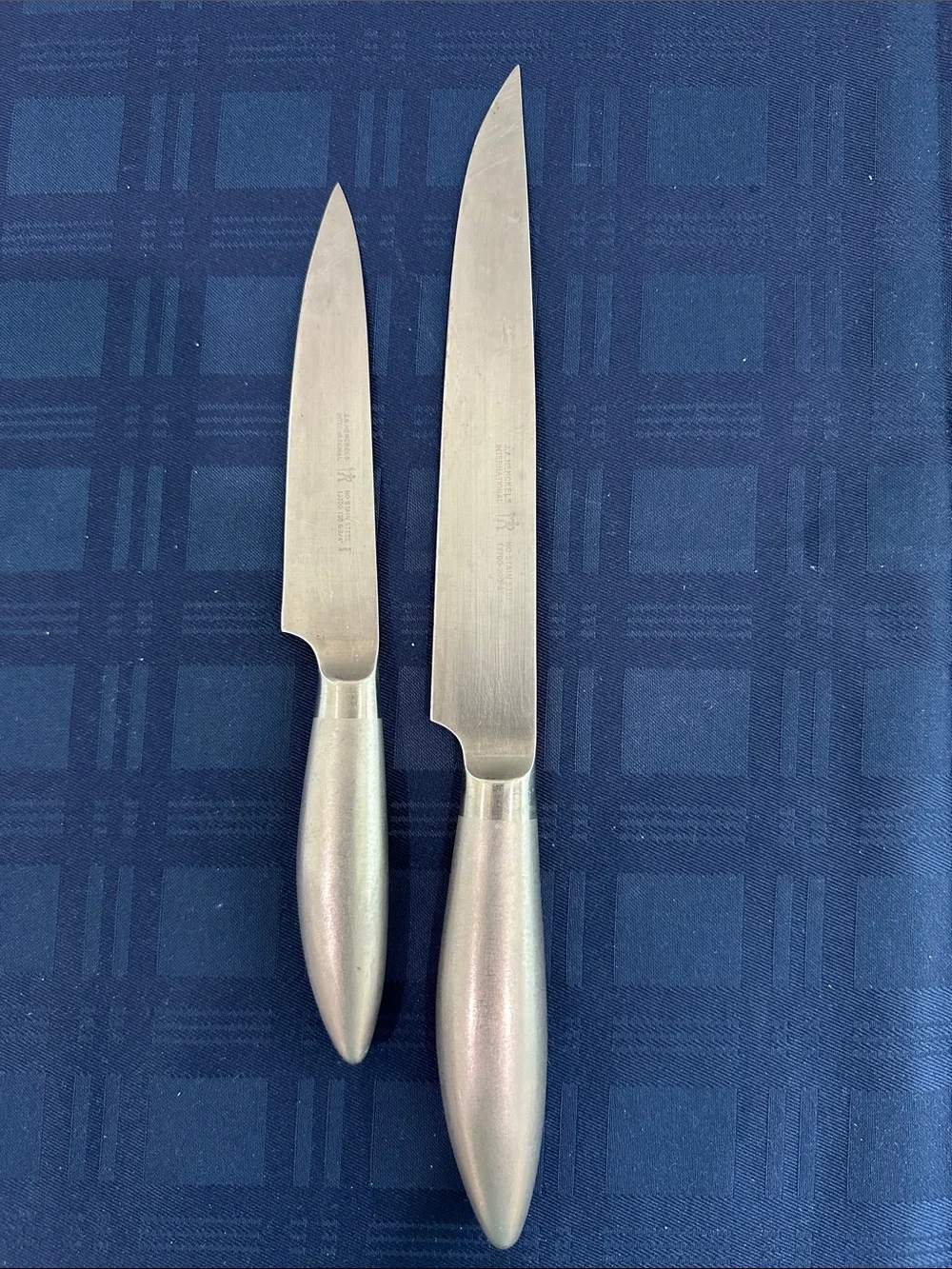 J A Henckels’s    Pair of Stainless Steel Kitchen Knife Set 8 & 5 3/4 inch